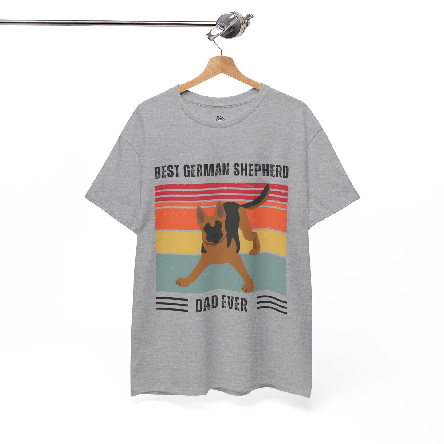 "Best German Shepherd Dad Ever" T-shirt, Funny German Shepherd T-shirt, T-shirt For German Shepherd Lovers, German Shepherd Dad T-Shirt, Unisex Cotton Tee.