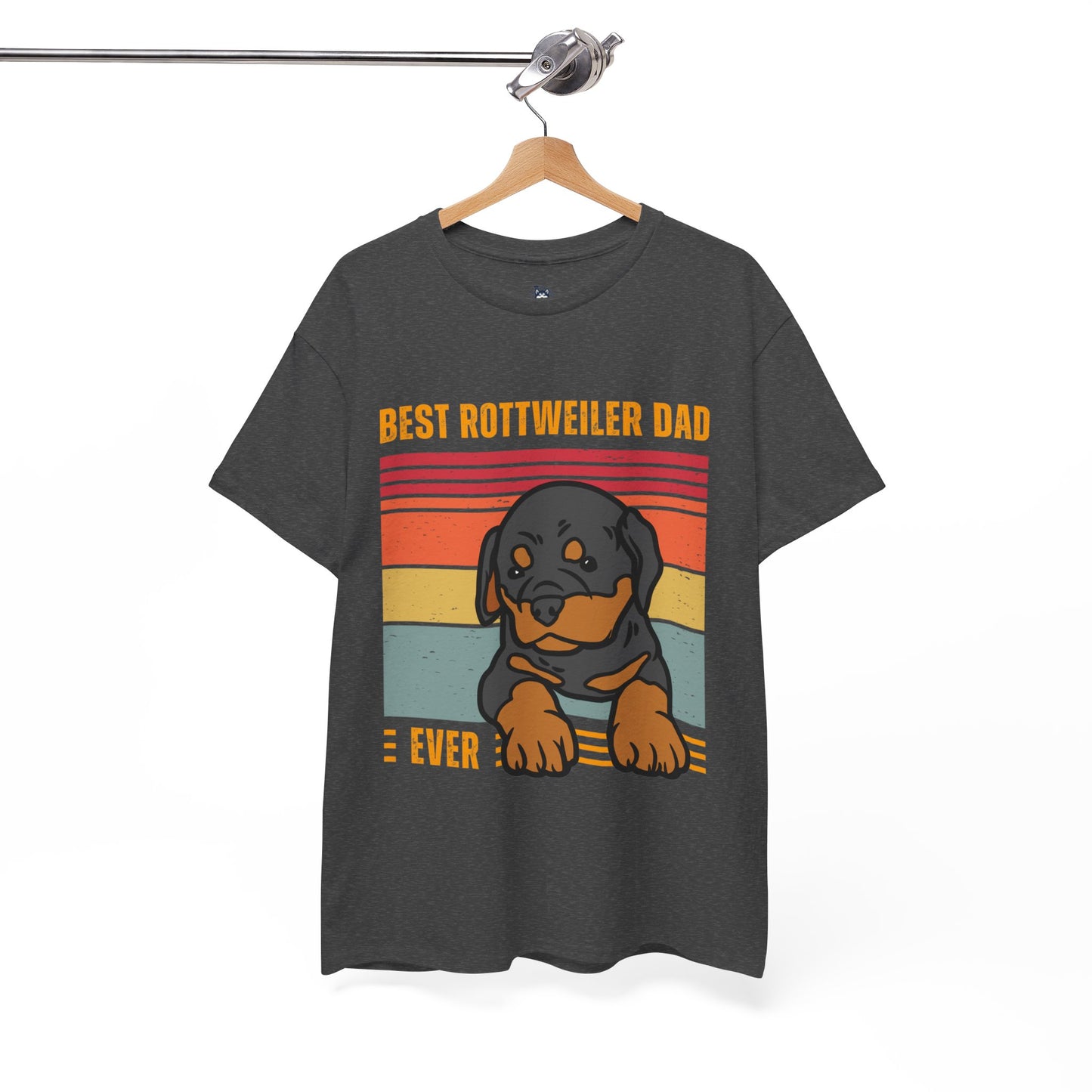 "Best Rottweiler Dad Ever" T-shirt, Funny Rottweiler T-shirt, T-shirt For Rottweiler Lovers, Rottweiler Dad T-Shirt, Unisex Cotton Tee.