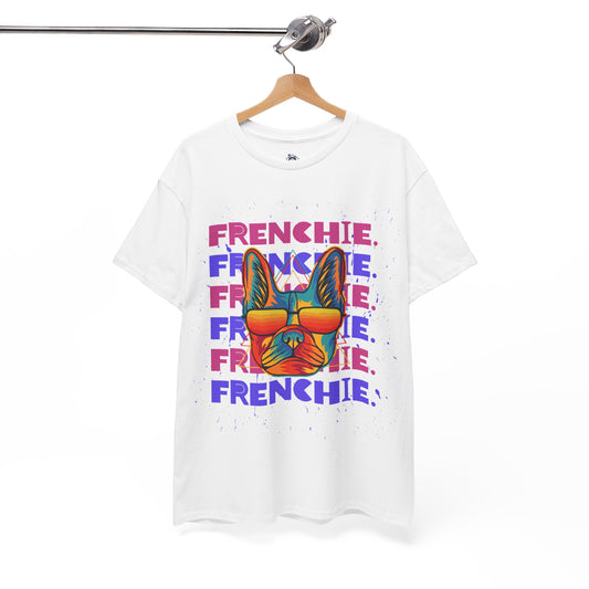 FRENCHIE T-shirt, Cool French Bulldog T-shirt - Unisex Cotton Tee