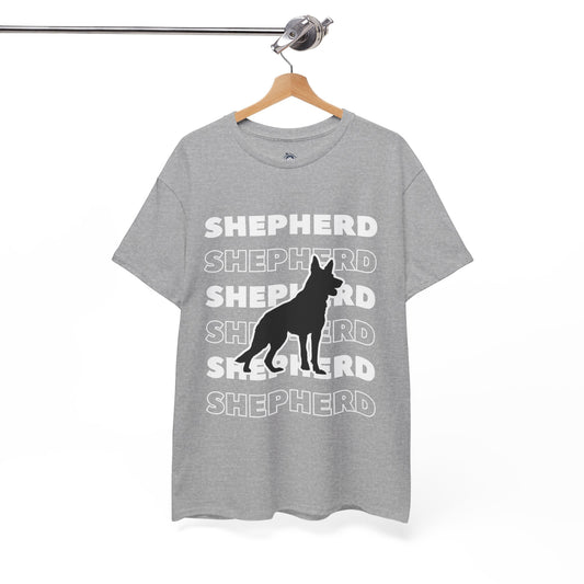 "Shepherd" T-shirt, T-shirt For German Shepherd Lovers, T-shirt Gift For The German Shepherd Owner, Unisex Cotton Tee.