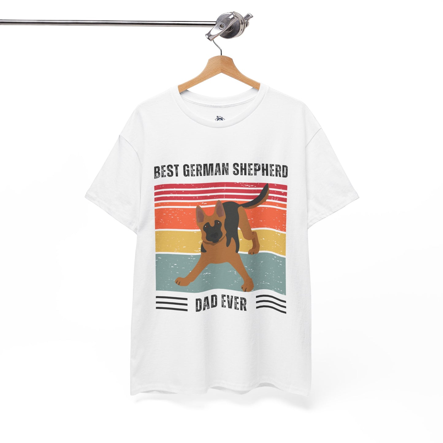 "Best German Shepherd Dad Ever" T-shirt, Funny German Shepherd T-shirt, T-shirt For German Shepherd Lovers, German Shepherd Dad T-Shirt, Unisex Cotton Tee.