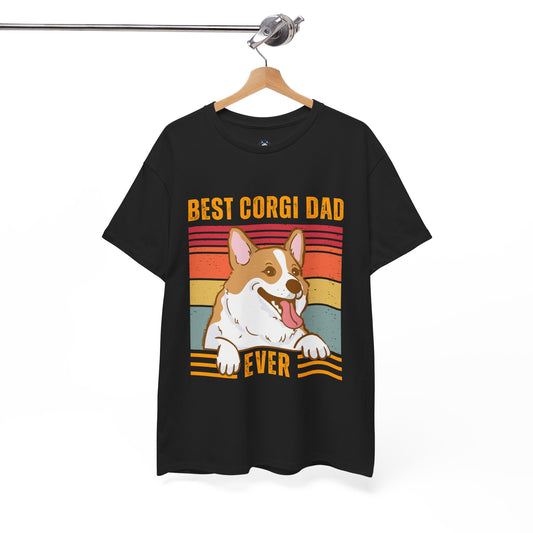 Best Corgi Dad Ever T-shirt, Funny Corgi T-shirt, T-shirt For Corgi Lovers, Unisex Cotton Tee