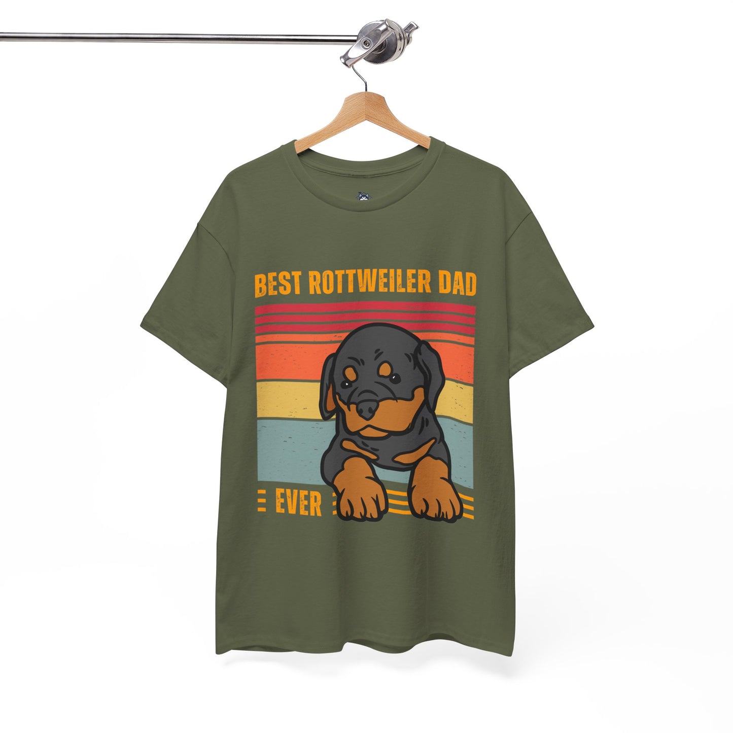 "Best Rottweiler Dad Ever" T-shirt, Funny Rottweiler T-shirt, T-shirt For Rottweiler Lovers, Rottweiler Dad T-Shirt, Unisex Cotton Tee.