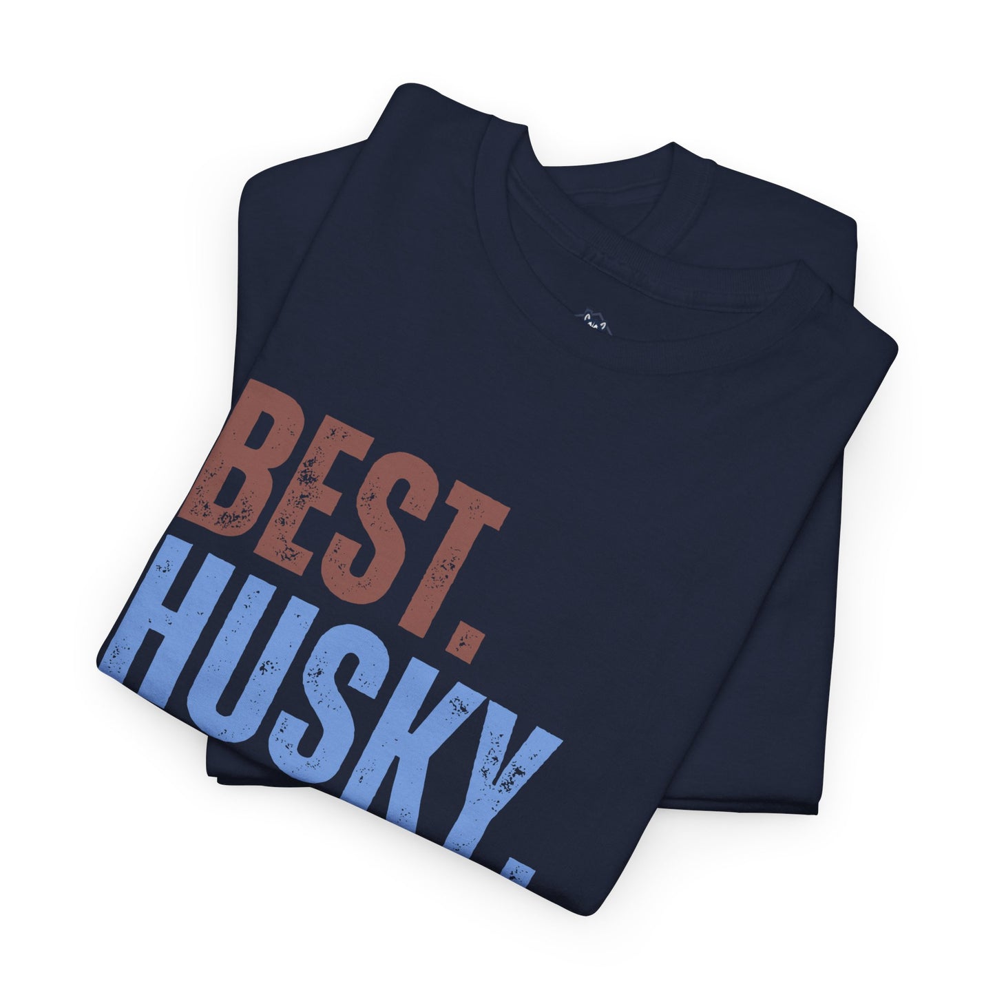 "BEST HUSKY DAD EVER" T-shirt, Funny Husky T-shirt, T-shirt For Siberian Husky Lovers, Siberian Husky Dad T-Shirt, Unisex Cotton Tee.