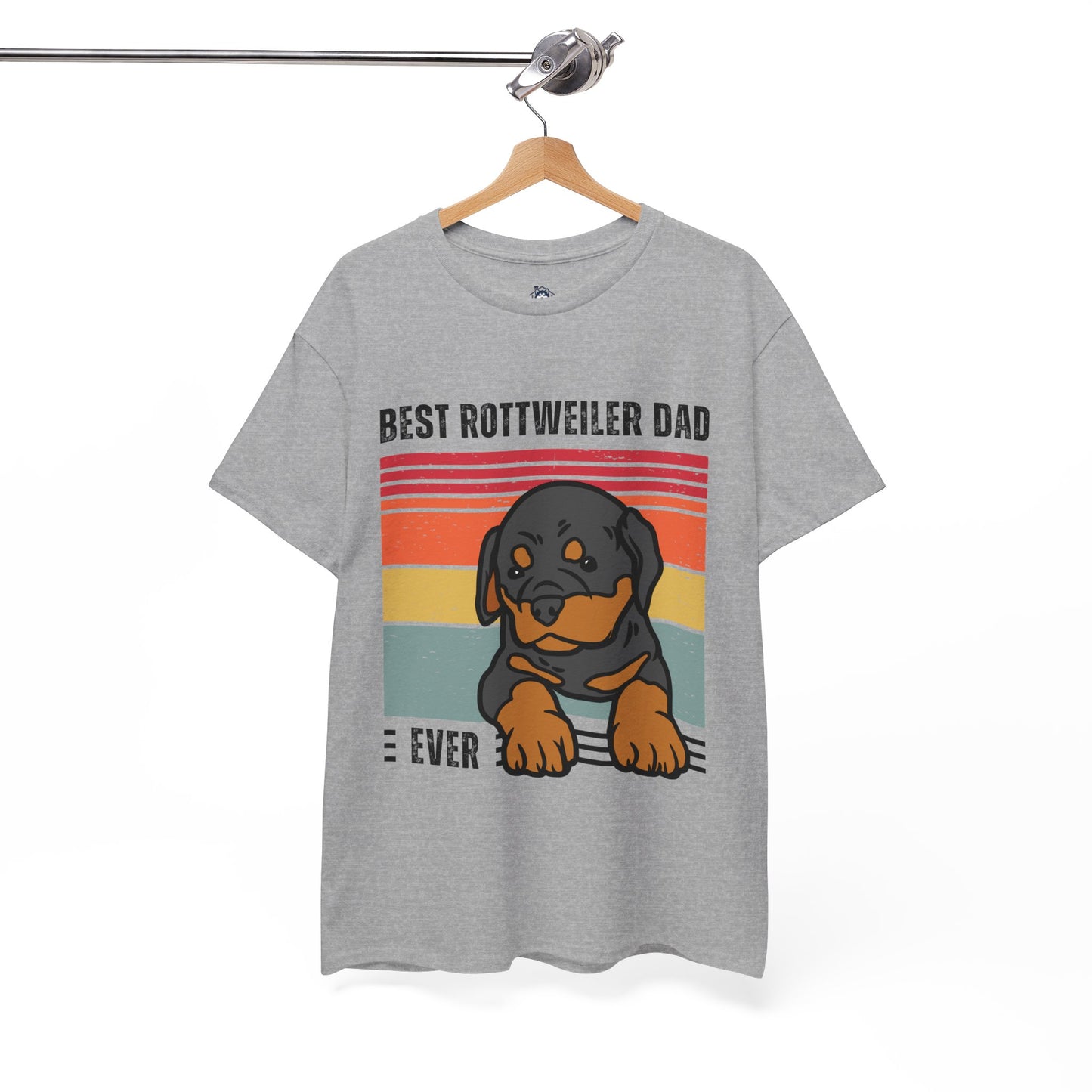 "Best Rottweiler Dad Ever" T-shirt, Funny Rottweiler T-shirt, T-shirt For Rottweiler Lovers, Rottweiler Dad T-Shirt, Unisex Cotton Tee.