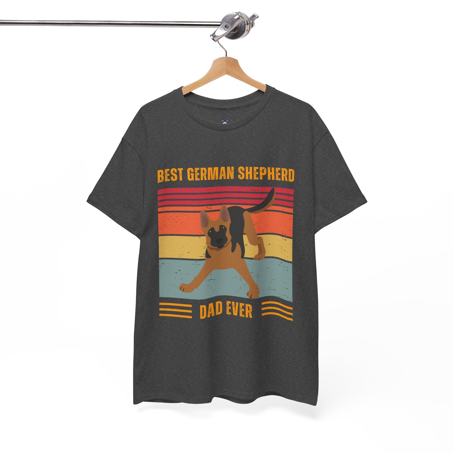 "Best German Shepherd Dad Ever" T-shirt, Funny German Shepherd T-shirt, T-shirt For German Shepherd Lovers, German Shepherd Dad T-Shirt, Unisex Cotton Tee.