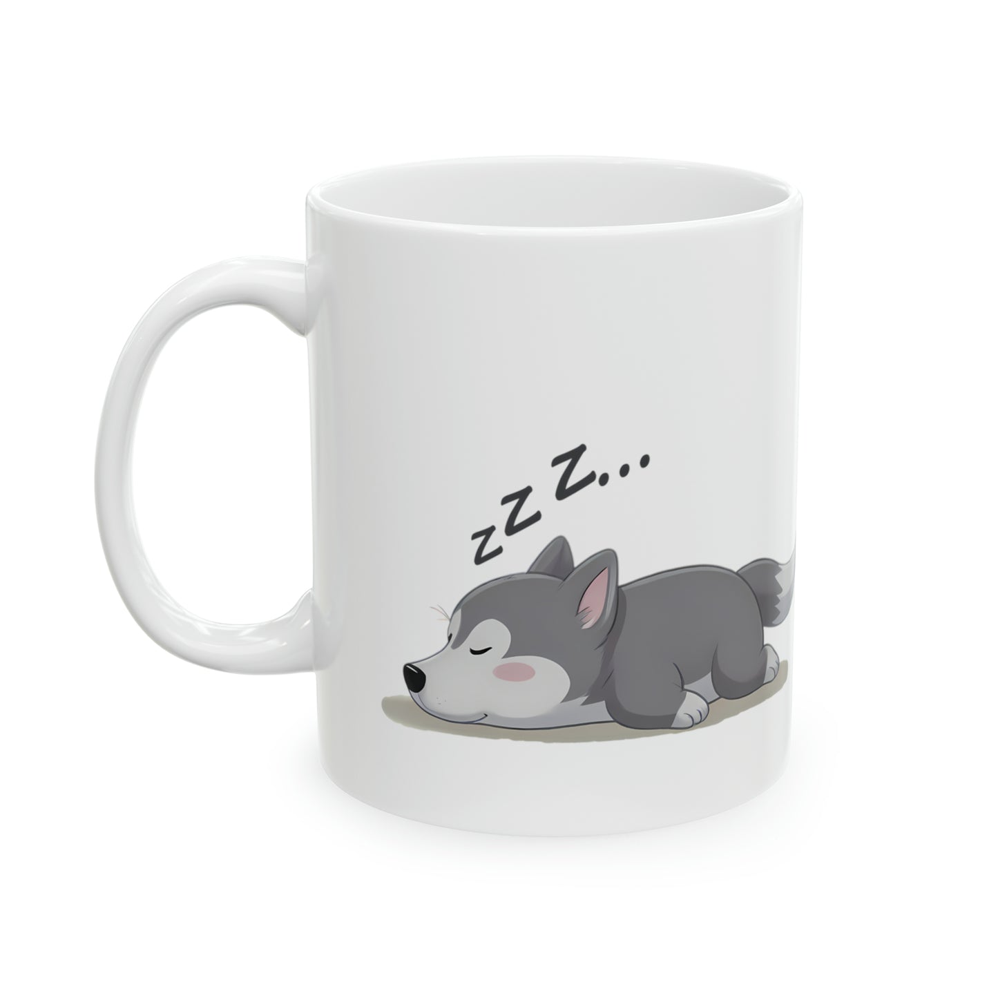 Lazy Husky Dog Mug Gift