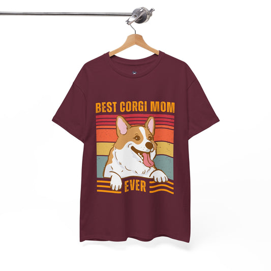 Best Corgi Mom Ever T-shirt, Funny Corgi T-shirt, T-shirt For Corgi Lovers,T-shirt For Corgi Mom, Unisex Cotton Tee