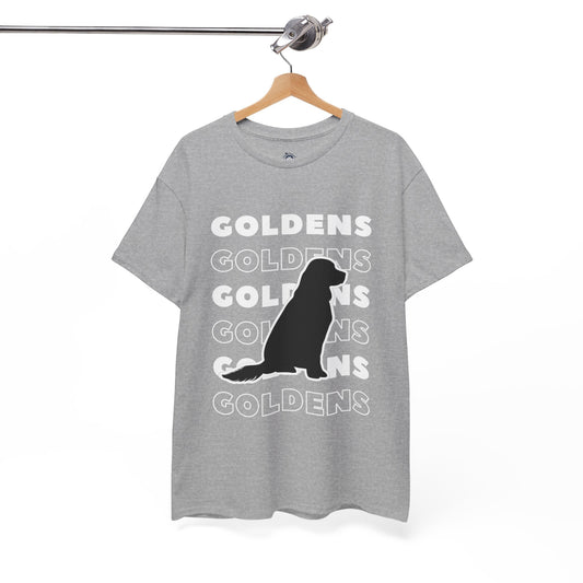 GOLDENS T-shirt, T-shirt For Golden Retriever Lovers, Golden Retriever Owner T-Shirt, Unisex Cotton Tee.