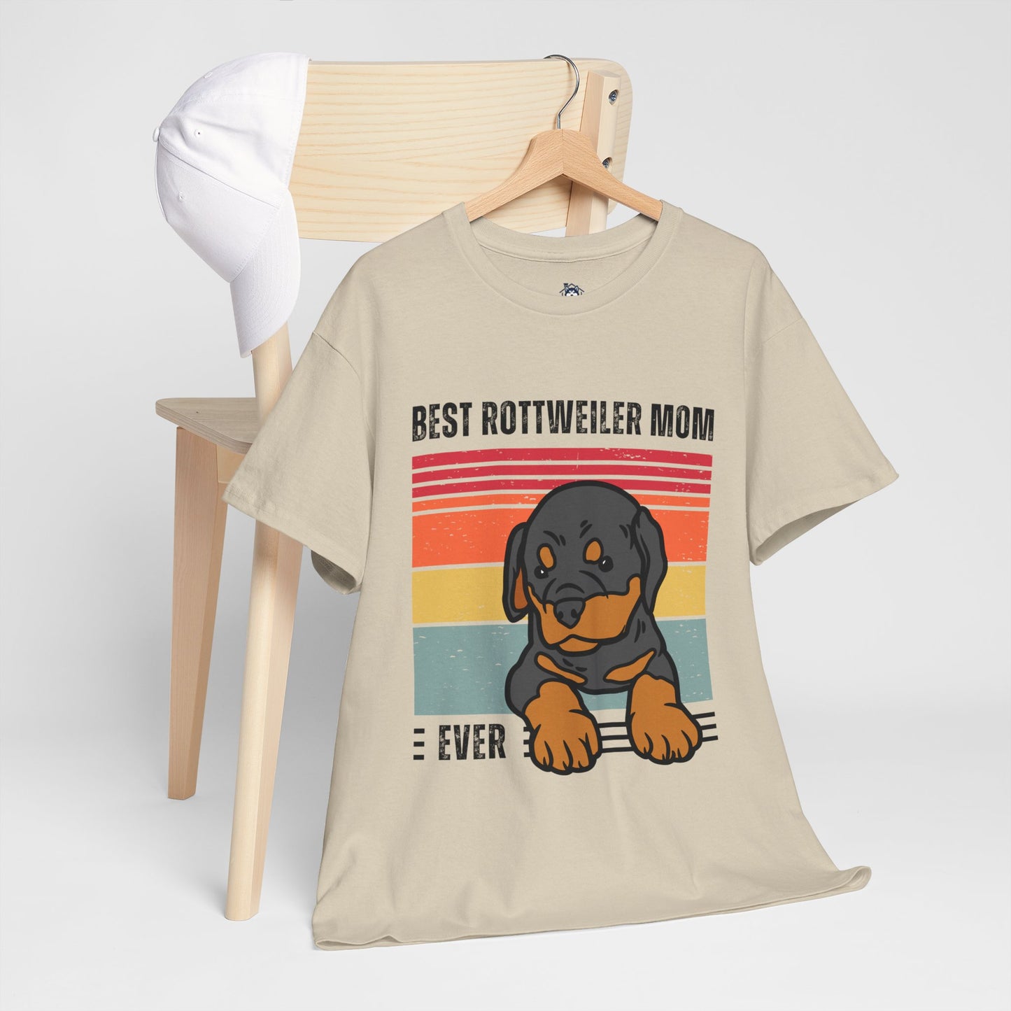 "Best Rottweiler Mom Ever" T-shirt, Funny Rottweiler T-shirt, T-shirt For Rottweiler Lovers, Rottweiler Mom T-Shirt, Unisex Cotton Tee.